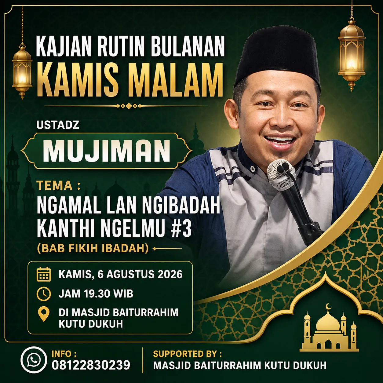 Poster Ngamal lan Ngibadah kanthi ngelmu #3 (Bab Fikih Ibadah)